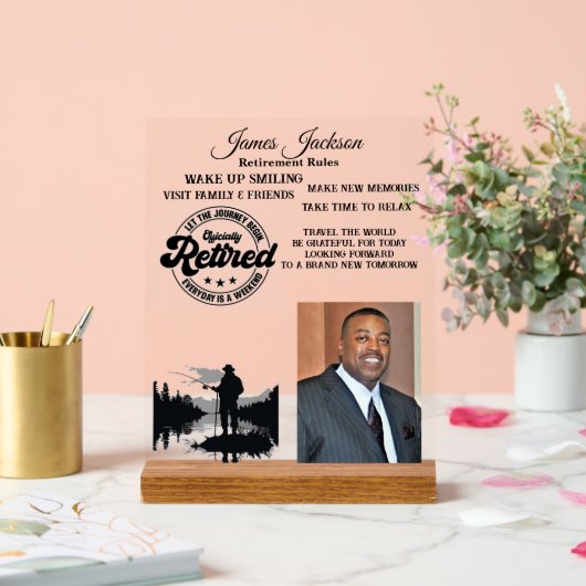 退職 アクリルサイン (ウェディング)