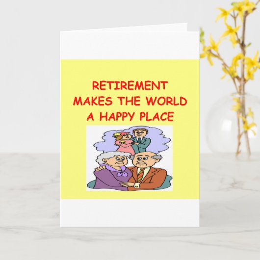 退職 カード (黄色い花)