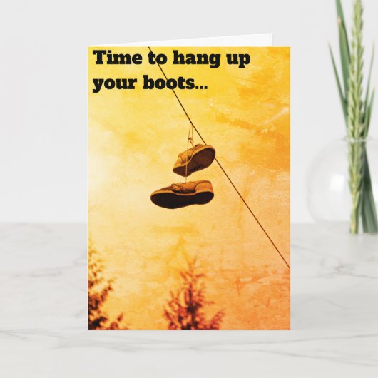 退職 カード (正面)