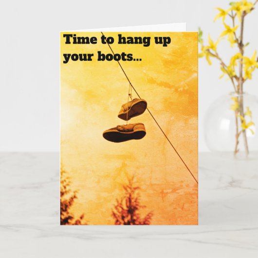 退職 カード (黄色い花)