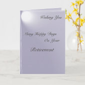 退職 カード (黄色い花)