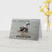 退職 カード (黄色い花)