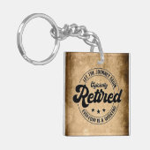 退職 キーホルダー (正面左)