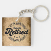 退職 キーホルダー (裏面)