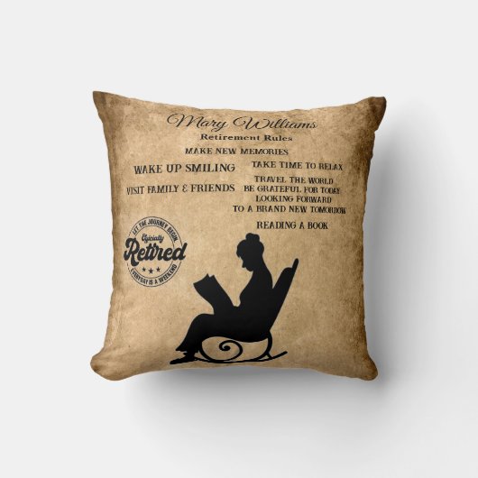 退職 クッション (正面)