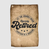 退職 ゴルフタオル (正面)