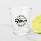 退職 ショットグラス (正面)