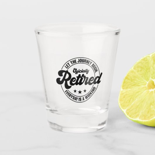 退職 ショットグラス (正面)