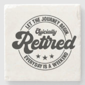 退職 ストーンコースター (正面)