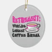 退職 セラミックオーナメント (左)