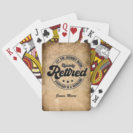 退職 トランプ (裏面)