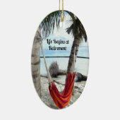 退職：ハンモックオンビーチ セラミックオーナメント (右)