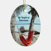 退職：ハンモックオンビーチ セラミックオーナメント (裏面)