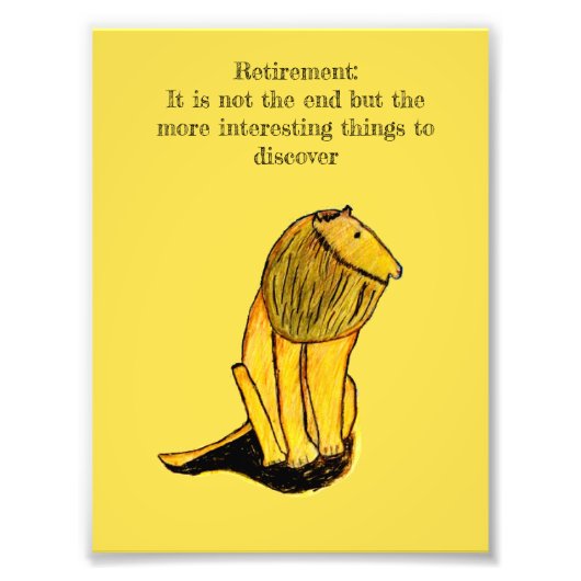 退職 フォトプリント            (正面)