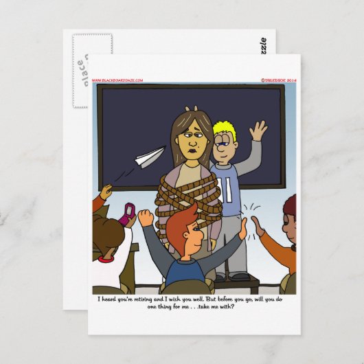 退職 ポストカード (正面/裏面)