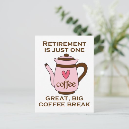 退職 ポストカード (スタンド正面)