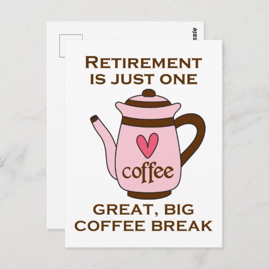 退職 ポストカード (正面/裏面)