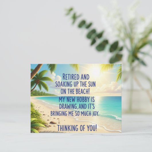 退職 ポストカード (スタンド正面)