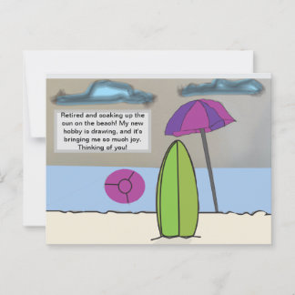 退職 ポストカード