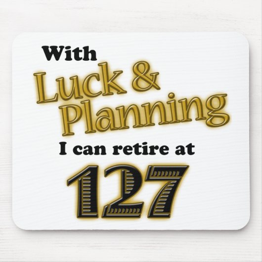 退職! マウスパッド (正面)