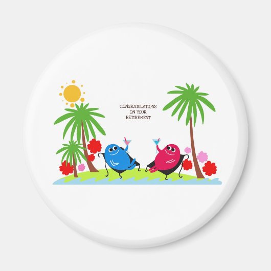 退職 マグネット (正面)