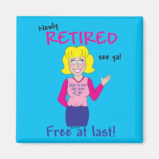 退職 マグネット (正面)