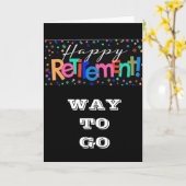 ***退職***ライフおめでとう カード (黄色い花)