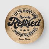 退職 ラウンド壁時計 (正面)