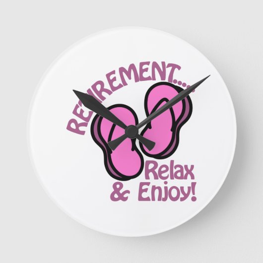 退職 ラウンド壁時計 (正面)