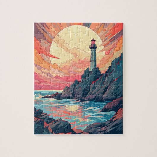 退職、リラックスビーチジグソーパズル ジグソーパズル (縦)