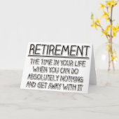 退職:何もしない時間 カード (黄色い花)