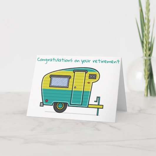 **退職**余暇/余暇の生活を望む楽しむ カード (正面)