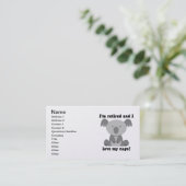 退職 名刺 (スタンド正面)