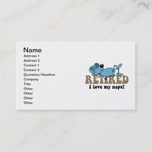 退職 名刺 (正面)