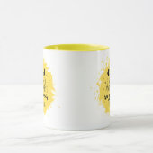 退職、新しい管退職した理の下でグランドを参照 マグカップ (中央)