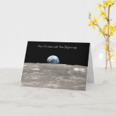 退職:新規開始付き新しい視野 カード (黄色い花)