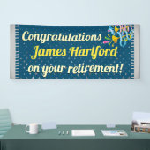 退職 横断幕 (トレードショー)