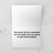 退職!!!!祝福 カード (内部)