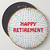 退職 缶バッジ (正面&裏面)