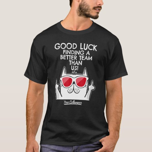 退職 転職 退社 ごきげんよう Tシャツ (正面)