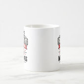 退職 "退職: 会議はお断り" コーヒーマグカップ (中央)