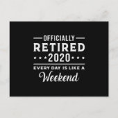 退職 2020年引退 おじいちゃん 面白いギフト ポストカード (正面)