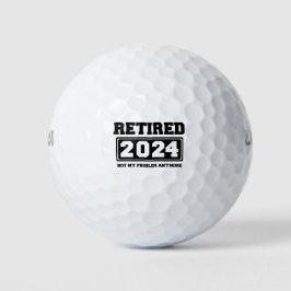 退職 2024 これ以上は私の問題ではない  ゴルフボール