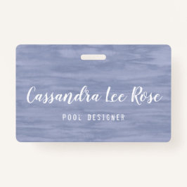 退色した青のビジネスバッジ バッジ