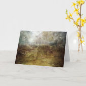 退色廃遠くに棄車すべての行事 カード (黄色い花)