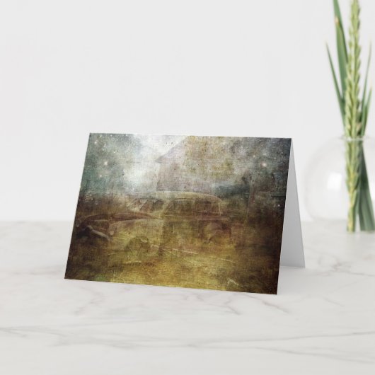 退色廃遠くに棄車すべての行事 カード (正面)