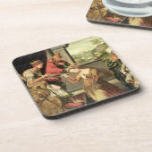 送られるHamanの王の前のAhasuerusエスター コースター (左側)