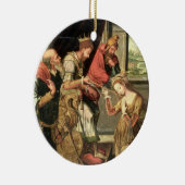 送られるHamanの王の前のAhasuerusエスター セラミックオーナメント (右)