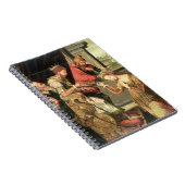 送られるHamanの王の前のAhasuerusエスター ノートブック (右側)