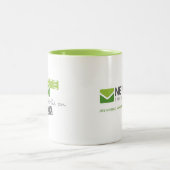 送りますやかんトラックを作成して下さい ツートーンマグカップ (中央)